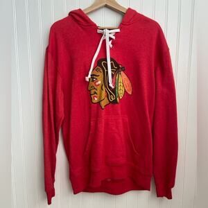Chicago Blackhawks Sweatshirt Women’s Medium Red NHL Hockey Sports